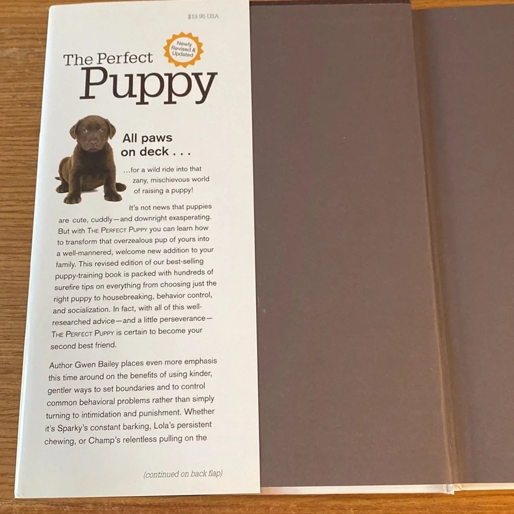 Readers Digest The Perfect Puppy How to Raise a Well-Behaved Dog hardback book